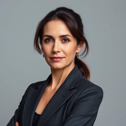 Retrato de Dra. Elena Riva, Responsable de Delitos Informáticos